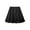 Black, variant on TiaoBug Kids Girs Chiffon Ballet Tutu Skirts Ruffle Hem Tulle Dance Skort 6-16