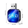 thumbnail image 3 of Hearth & Gear Wireless Link Adapter For Audio 2026 Upgrade Auto Multimedia Receiver With Band WiFi And Advanced 5.0 Technology For Fast Stable Connection Mini Design Car USB Audio Receiver tooth SD, 3 of 6