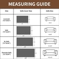 thumbnail image 7 of Smuge Sofa Cover, Sectional Couch Cover Protector Slipcover for 3 Cushion Couch L Shape Sofa towel Throw Sofa Loveseat Cover for Pets Dogs Cats (71"x 134", Navy), 7 of 7
