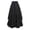 Skirt - Black, variant on Long Skirts for Women Vintage Layered Ruffle Tiered Elastic Waist Solid Flared A-Line Flowy Maxi Elegant Everyday Clothing