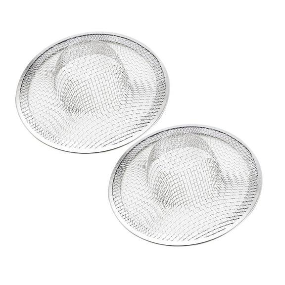 Drain Stopper 3PACK Stainless Steel Slop Basket Filter Trap Mesh Metal Sink Drain Strainer Heavy Duty Drain Stoppers