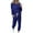 000- Blue, variant on Fanxing Sweatsuits 2pcs Sets Womens Plus Size Women's 2025 Two Piece Outfit Long Sleeve Crewneck Pullover Tops and Long Pants Tracksuit 2pcs Sweatsuit Sets Tie-Dye Long Sleeve Tops Casual Pants