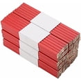 thumbnail image 1 of 72 Pcs 175mm Crayons de Charpentier Rouges Octogonaux pour Bois Dur, 1 of 5