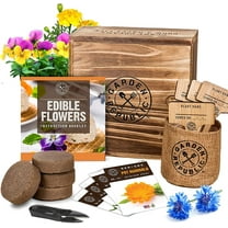 Garden Republic Indoor Edible Flower Seed Starter Kit