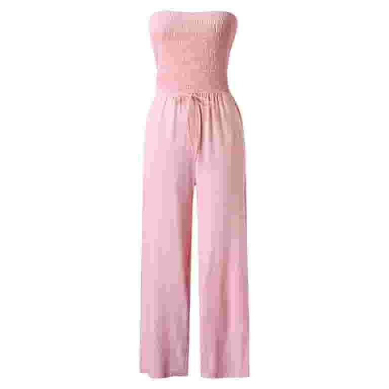 オールインワン・サロペット DONDUP Woman Jumpsuits Pink DP648BF0018YHC6 583 Fsqjgq Jumpsuits for Women Pink Rompers Overalls Fashion
