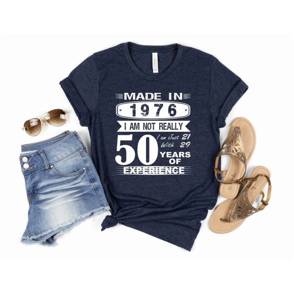50Th Birthday Shirt For Women And Men, 1976 Shirt, 50Th Birthday Shirt, Fiftieth Birthday Shirt, For 50Th, Vintage 1976 Shirt, F4196