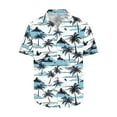 thumbnail image 4 of GERsome Hawaiian Shirts for Men Funny Floral Palm Short Sleeve Casual Button Down Shirts Summer Beach Shirt S-3XL, 4 of 5