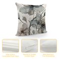 thumbnail image 4 of Qinduosi Throw Pillow Covers of Flowers Farmhouse Pillow Covers Cushion Cases Modern Decorative Square Pillowcases for Sofa Couch Living Room White, 4 of 5