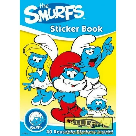 Le Livre d'Autocollants Smurfs