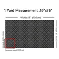 thumbnail image 3 of Manfei Bohemian Damask Fabric by the Yard (3 Yards), Hippie Cow Skull Decorative Fabric by the Yard, Black Gray, 3 of 6