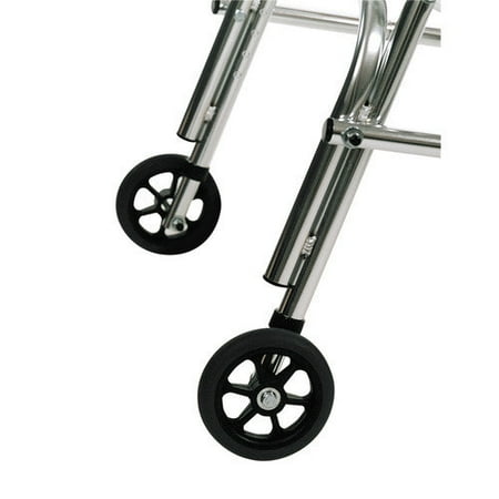 Kaye Products Adolescent's Walker Rear Leg Silent Wheel (Set of 2)