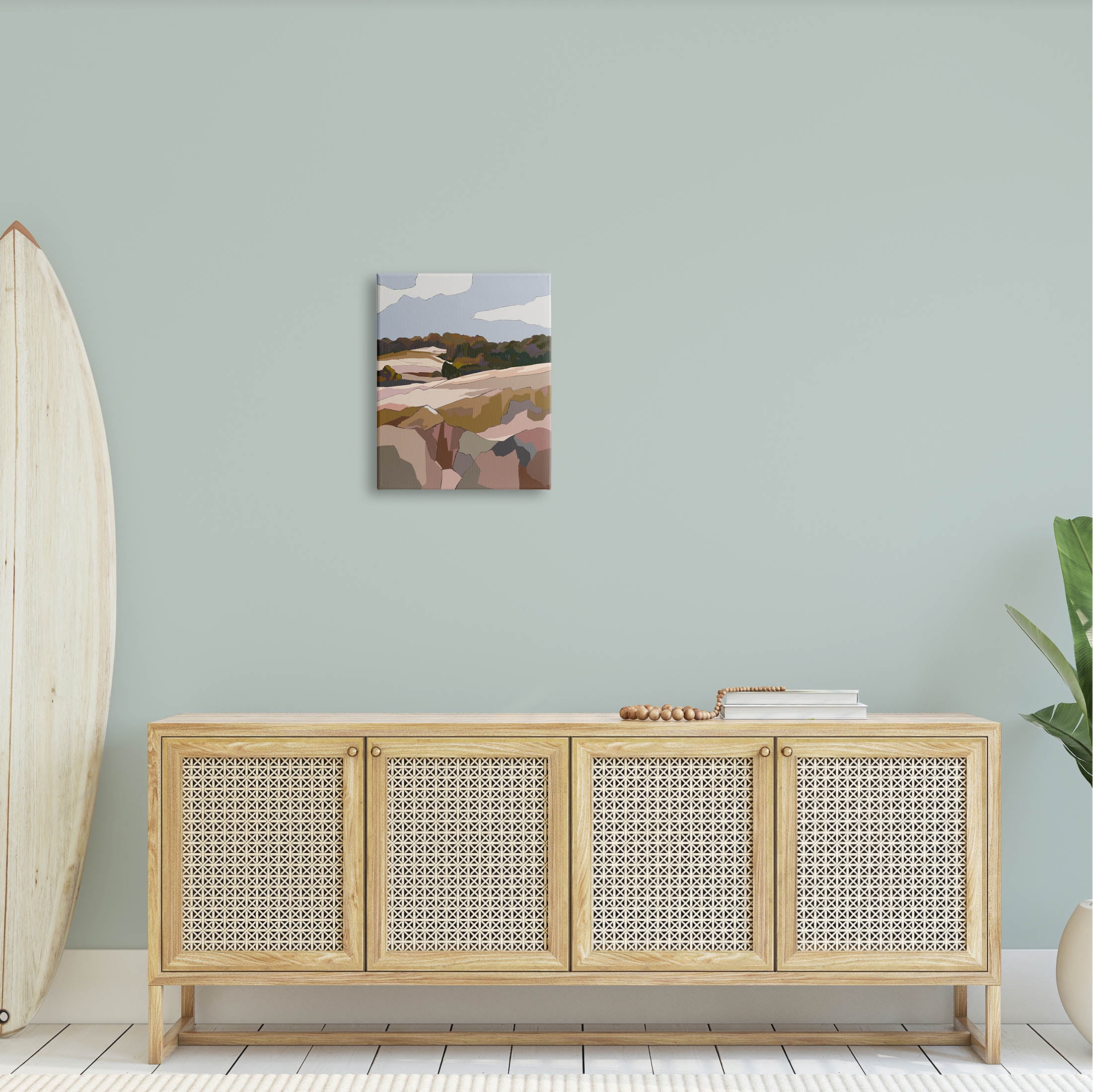 Stupell Industries Rocky Cliffs Neutral Mountain Nature Graphic Art Gallery Wrapped Canvas Print Wall Art, Design by Nikita Jariwala