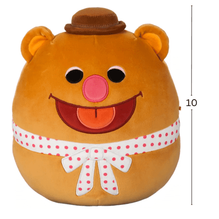 Squishmallows Fozzie Bear Muppets 10 in Child's Plush Toy