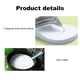 thumbnail image 4 of FLOPS para mujer Rhinestones Flip Sandalias Sandalias Plataforma Sandalias de cuña (40) Blanco, 4 of 9