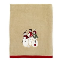 Avanti Holiday Snowmen Gathering Bath Towel