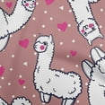 thumbnail image 1 of oneOone Cotton Silk Dusty Rose Fabric Sheep Nursery Decor Quilting Supplies Print Sewing Fabric By The Yard 42 Inch Wide, 1 of 6