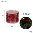thumbnail image 5 of Colgante de felpa para árbol de Navidad, Papá Noel, campana pequeña, alce, copo de nieve, estrella, bolsa de la suerte, bastón de caramelo, Feliz Año Nuevo（1pc honeycomb hat, 5 of 5