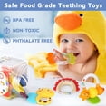 thumbnail image 4 of MOONTOY 9pcs Baby Rattles 3-6 Months, Infant Teething Toys 3-6 Months, Teethers Baby Toys 6-12 Months Sensory Toys for Babies 3 4 5 6 7 9 10 Month Boy Girl Gifts, 4 of 8