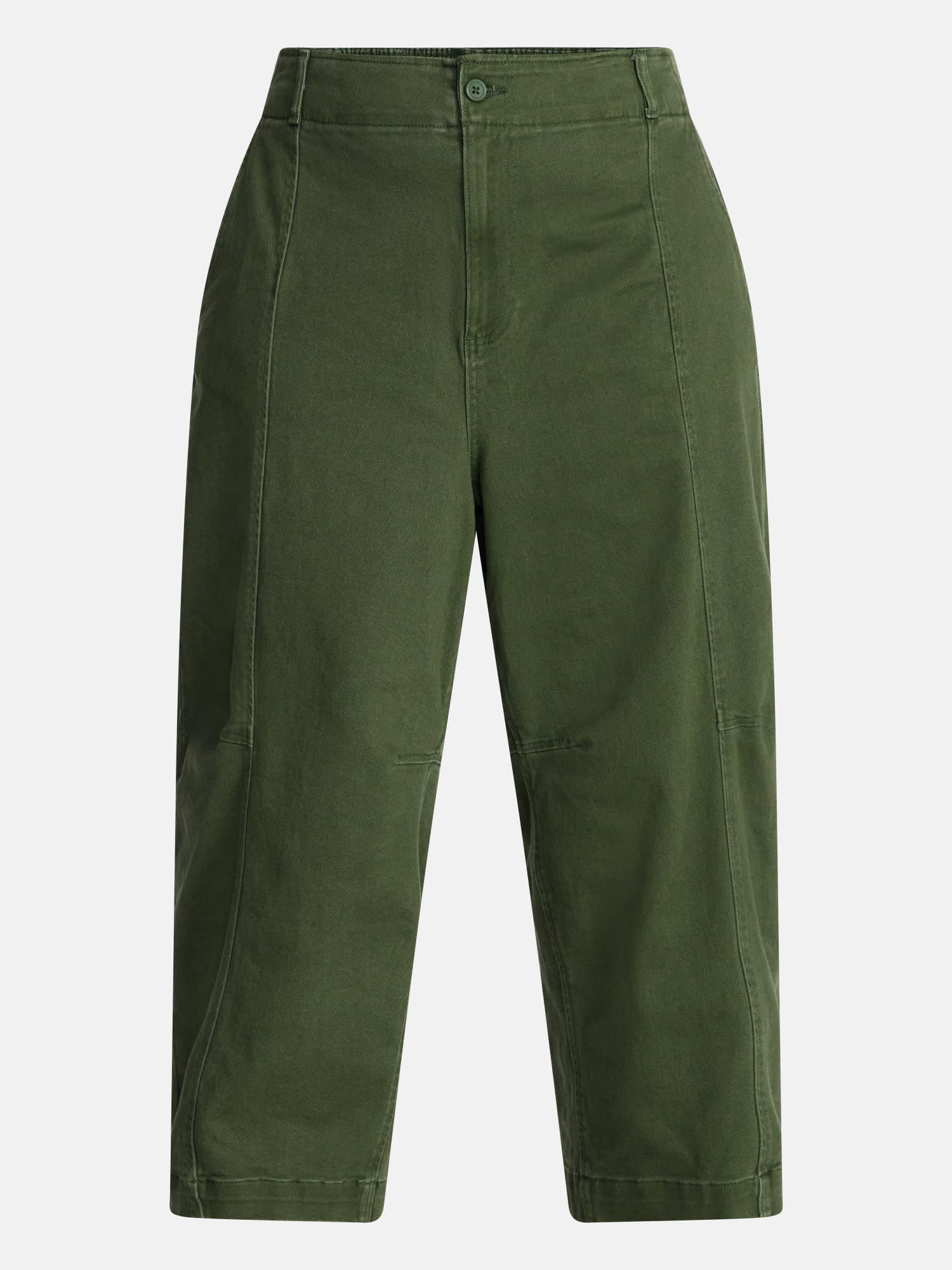 Terra & Sky Women's Plus High Waisted Barrel Pants, Sizes 0X - 5X