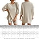 thumbnail image 2 of Bermudas Blusa de mujer Top Shorts Set 2 piezas Ladies Tops Shorts Set Casual Lady Chándal Kuymtek Beige T M para Mujer, 2 of 9