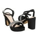 thumbnail image 1 of Sandalia Vestir Dama Moda Tacón Joza 02930-03507 negro 23.5, 1 of 6