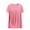 Pink, variant on Posijego Women's Pajama Tops Plus Size Sleep Top Short Sleeve Pleated Loose Casual T-Shirts Loungewear