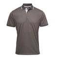 thumbnail image 1 of Premier Mens Contrast Coolchecker Polo Shirt, 1 of 3