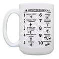 thumbnail image 2 of ThisWear Nurse Practitioner Gift Funny LPN Gifts Improved Pain Scale Medic Gift 15oz Coffee Mug, 2 of 4