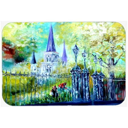 St Louis Cathedrial Across the Square Mouse Pad, Hot Pad or
