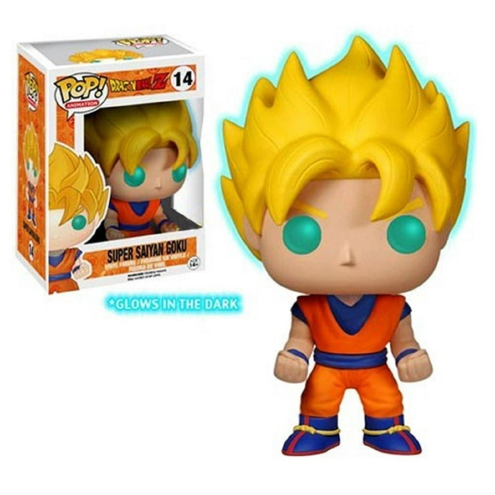 Funko POP Dragonball Z Goku Glow in the Dark Collectible Figure + Pop Protector - Walmart.com