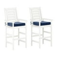 thumbnail image 4 of CorLiving Miramar Hardwood Outdoor Bar Height Bistro Set, 4 of 9