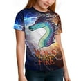 thumbnail image 6 of Wings Of Fire WOF Kid's T-Shirt Short Sleeve T-Shirt Tops Summer Tee Shirt for Boys Girls 160CM, 6 of 8