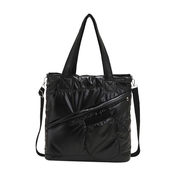 Bolso Boston Gran Capacidad para Mujer Bandolera Un Hombro Chaqueta Plumas Algodón Espacial Otoño E Invierno 2021