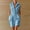 Light Blue, variant on Jumpers for Women Sleeveless Collar Dressy Romper Solid Color Regular Fit Overalls Women Summer for Party and Festival S-3XL