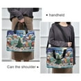 thumbnail image 6 of 16" Laptop Briefcase for Work Travel Laptop Shoulder Bag Carrying Handbag Laptop Case Charming Christmas Scene, 6 of 8
