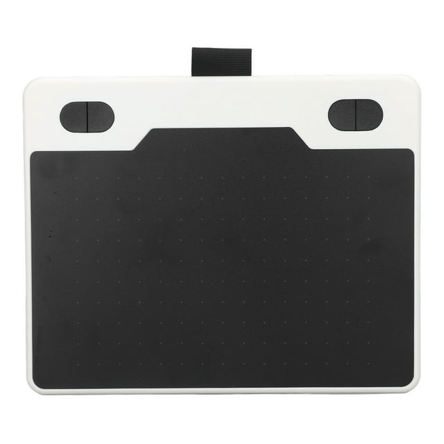 Graphics Drawing Tablet, 4 Customizable Keys Ergonomic Design Plug And Play Animation Tablet For Desktop White