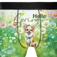 thumbnail image 4 of Chihuahua Hello Spring Time Flower Floral Nature All Over Print Boxer Briefs Underwear for Men Dad Dog Lover Gifts Idea - 02031, 4 of 6