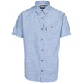thumbnail image 1 of Trespass - Camisa Slapton de Vaquera de Manga Corta para Hombre (Azul), 1 of 2