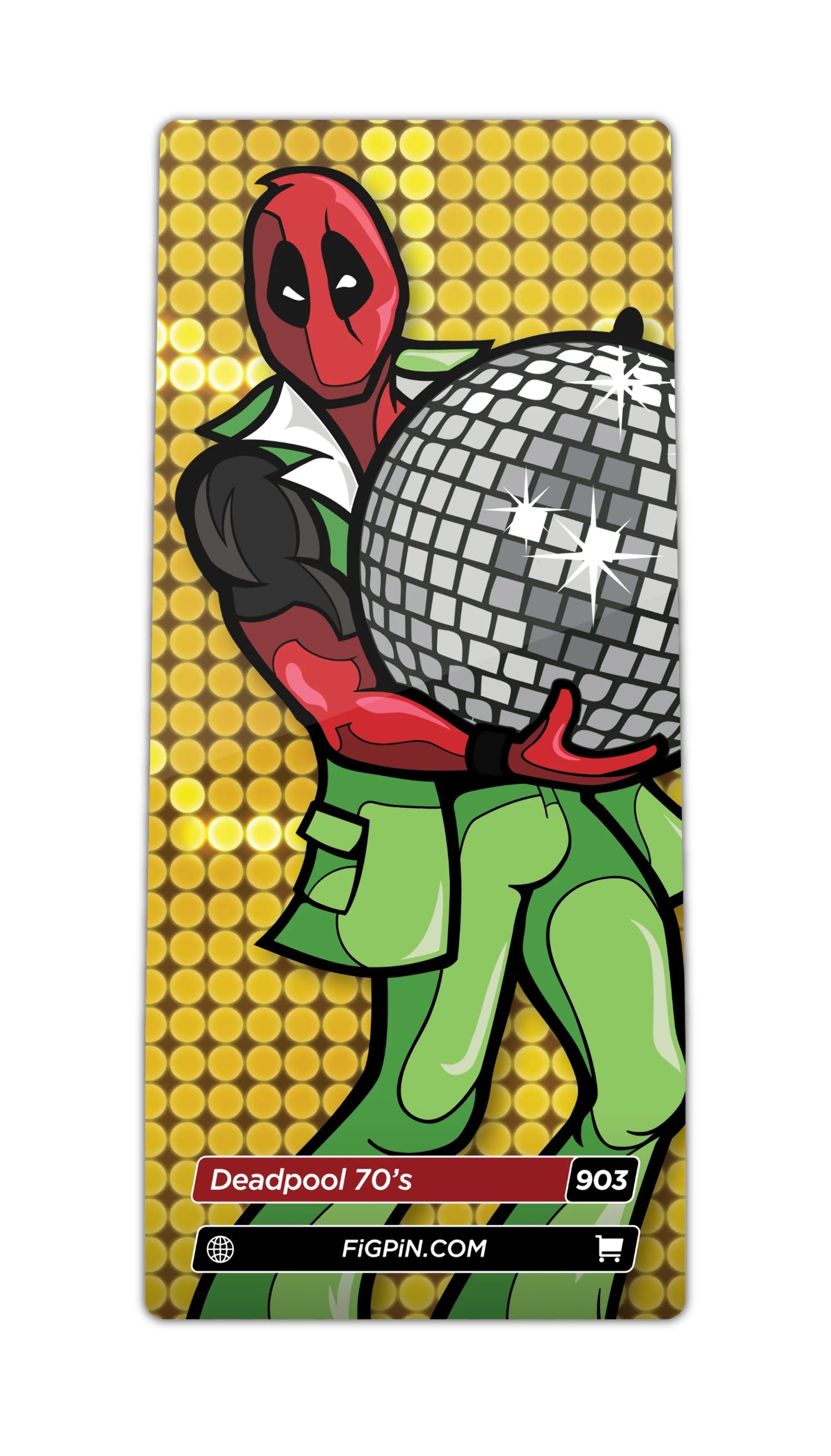 FiGPiN Marvel Deadpool - Deadpool 70's #903 LE 1000 ECCC Exclusive