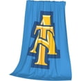 thumbnail image 3 of North Carolina A&T Aggies Blanket Large Luxury Fleece Soft Anti-Static Anti-Pilling Flannel Bed Blanket, 3 of 6