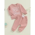 thumbnail image 5 of BemeyourBBs Toddler Baby Boy Girl Spring Fall Winter Outfit Snacks Are My Love Language Sweatshirt And Jogger Pants Set Infant Boys Girls Clothes, 5 of 9