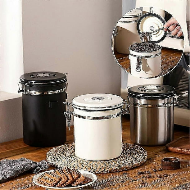 Airtight Coffee Storage Container Multifunctional Food Storage Container For Fresh-coffee Bean