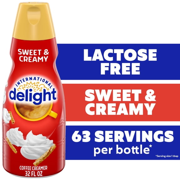 International Delight Sweet & Creamy Coffee Creamer, 32 fl oz Bottle