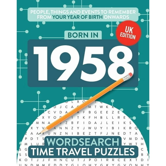 Born in 1958: Your Life in Wordsearch Puzzles, (Paperback)