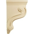 thumbnail image 3 of Ekena Millwork 3 7/8"W x 8"D x 13"H Boston Traditional Scroll Corbel, Maple, 3 of 4