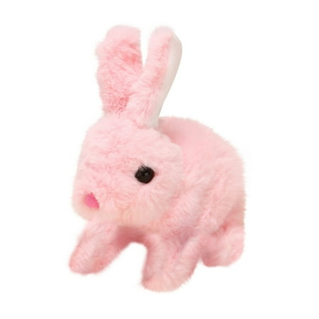 Simulation Plush Electric Rabbit Pet Toy Rabbit Can Walk And Call Toy ...