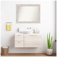 thumbnail image 4 of Amanti Art Custom Wall and Bathroom Mirror (29.25 x 37.25 in.), Alexandria White Wash Frame, 4 of 6