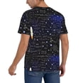 thumbnail image 2 of Lsque Physical Formulas Pattern Mens Polo Golf Shirts Funny Graphics Shorts Sleeve Button Shirts Baseball T-shirt-Large, 2 of 7