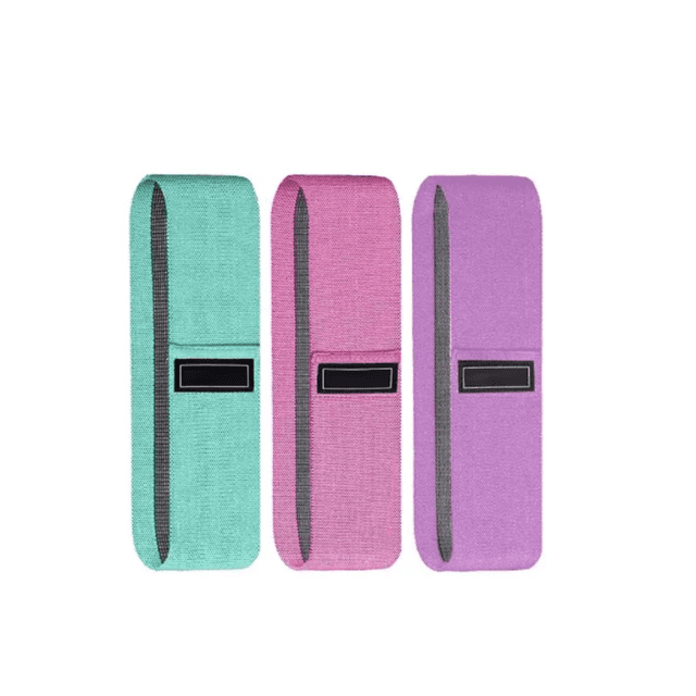 3 Pcs Bandas De Resistencia, bandas De Resistencia Set Malubero ROSA VERDE VIOLETA