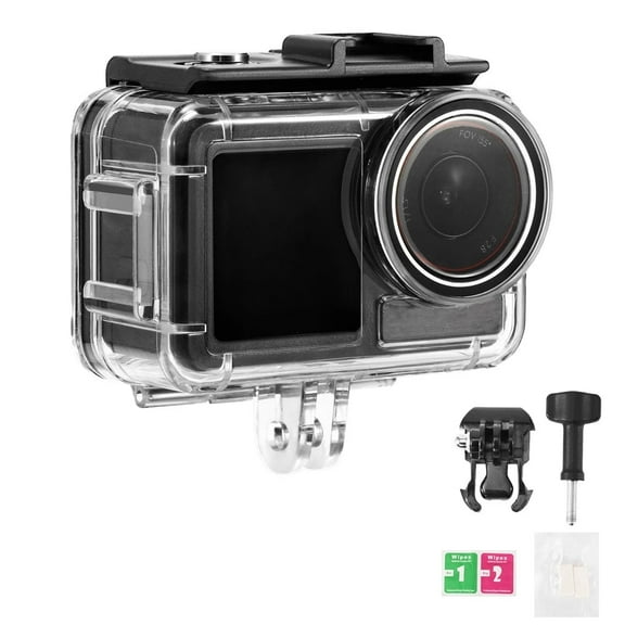Waterproof Housing For  DJI ACTION 5 PRO/ACTION 4/ACTION 3 Camera, Camera Case Accessories, Compatible With  DJI ACTION 5 PRO/ACTION 4/ACTION 3  Camera Case, Waterproof And Fog-Proof Camera Case